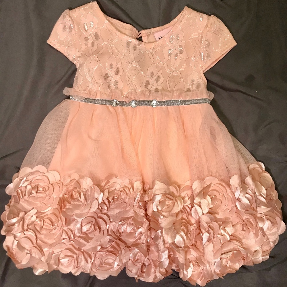 Peach dress